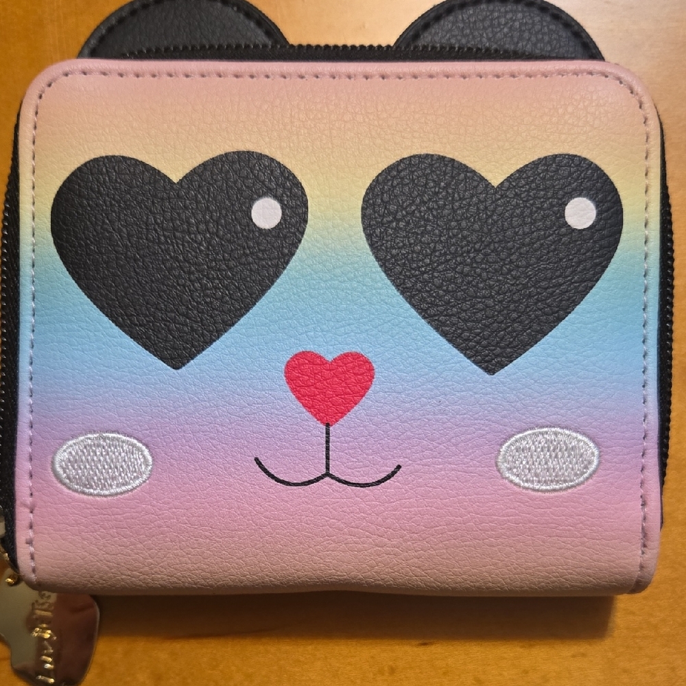 Betsey Johnson Rainbow Panda Wallet